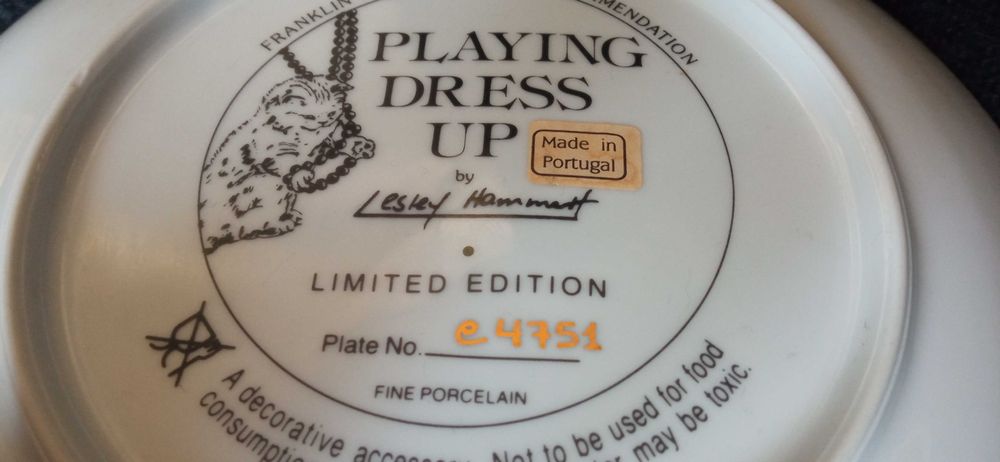 Talerz dekoracyjny z motywem kotów PREZENT DLA KOCIARY