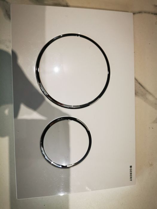 Przycisk Geberit cześć biały Sigma