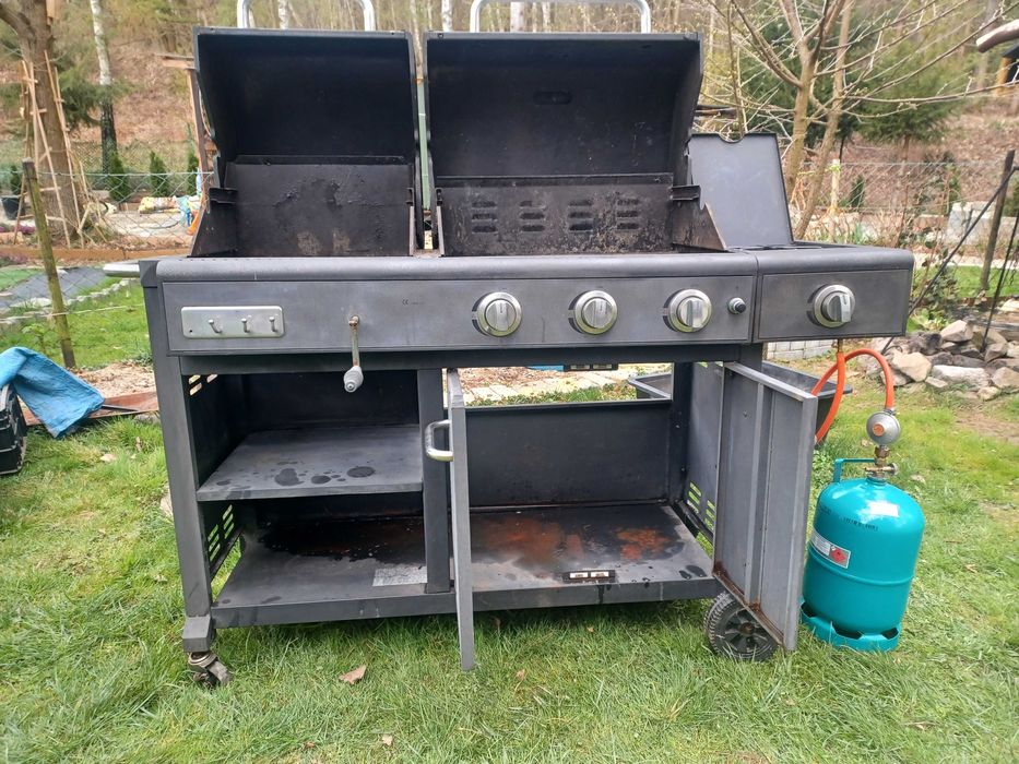 Grilla wegiel drewno plus gaz