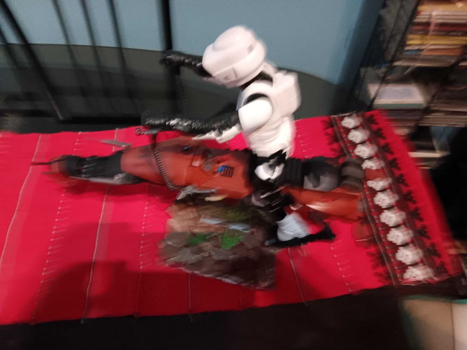 Star Wars:Speederbike com Scout Trooper