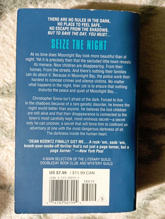 "Seize the night"- Dean Koontz angielski.