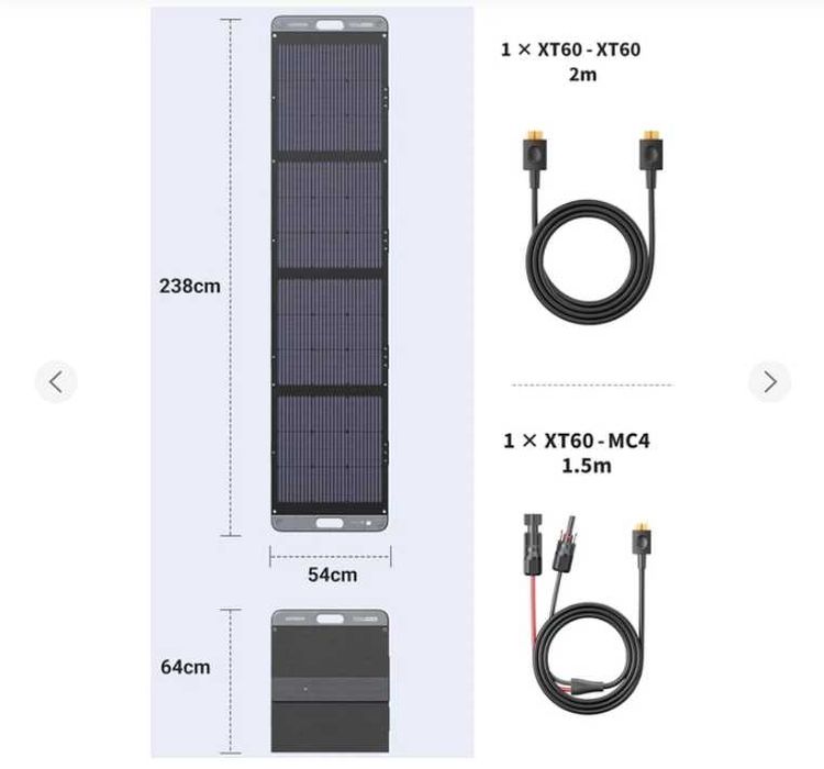 Сонячна панель Ugreen Solar Panel SC200 200W
