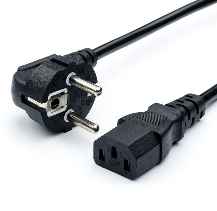 Мережевий кабель для ПК, монітора, телевізора, принтера,