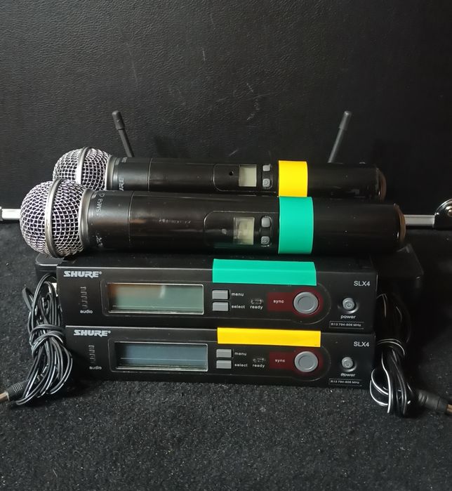 Радіосистема SHURE SLX4 радіомікрофон SHURE SM58