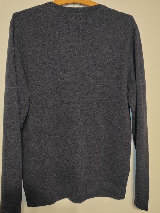 Sweter męski, granatowy, Wólczanka