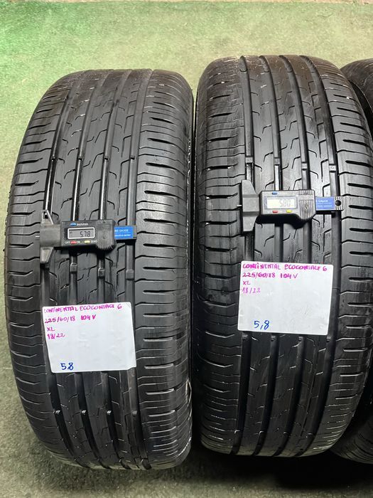 4x 225/60R18 104V CONTINENTAL ECOCONTACT 6 opona letnia XL 2022