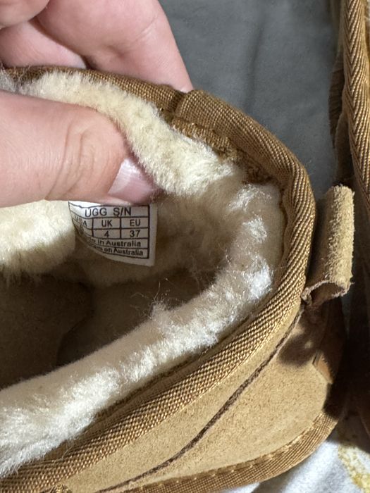 UGG Classic Ultra Mini в цвете Chestnut, коричневі уггі