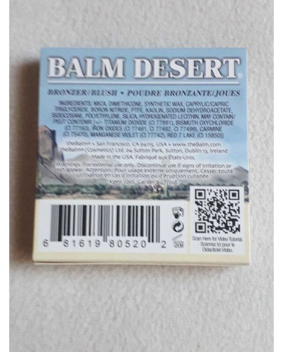 theBalm -Bronzeador/ Blush The Balm Desert . Porte incluidos
