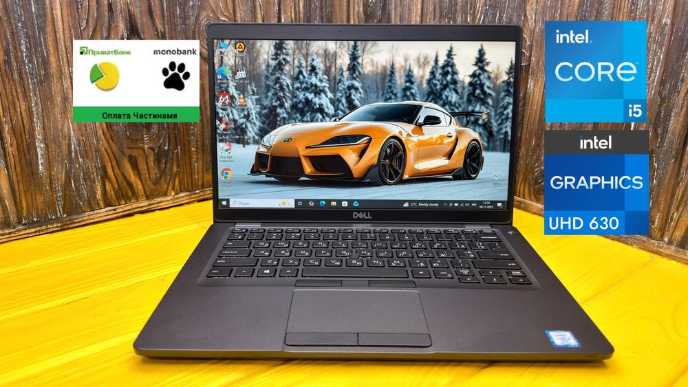 Компактний Офісний Ноутбук Dell Latitude 5400 /14.0" FHD IPS/ i5-8365u