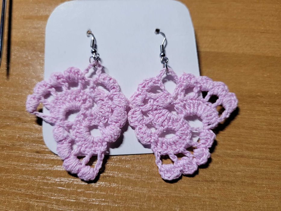 Kolczyki na szydełku