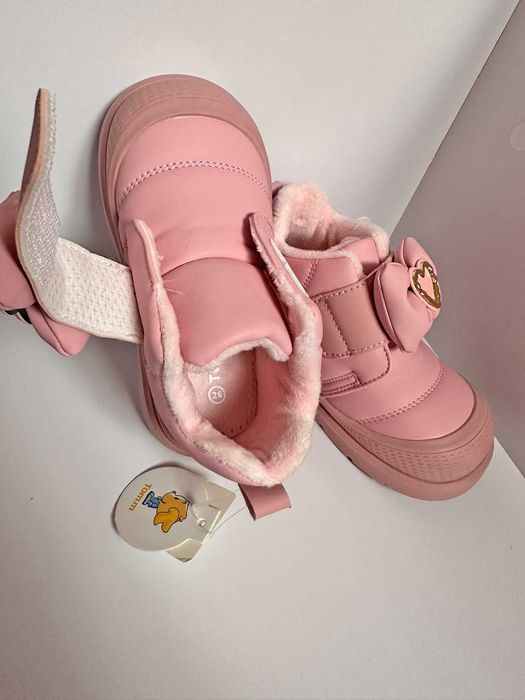 Демісезонні ботинки черевики на дівчинку Tom.M рожеві 23-28 р