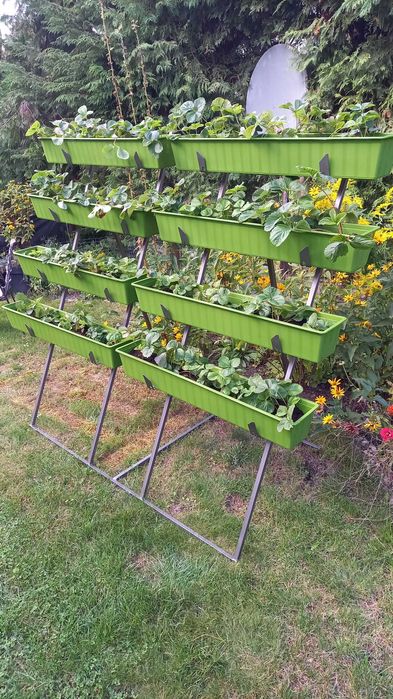 Kwietnik kaskadowy na warzywa kwiaty ogrodowy 8 x 1metr