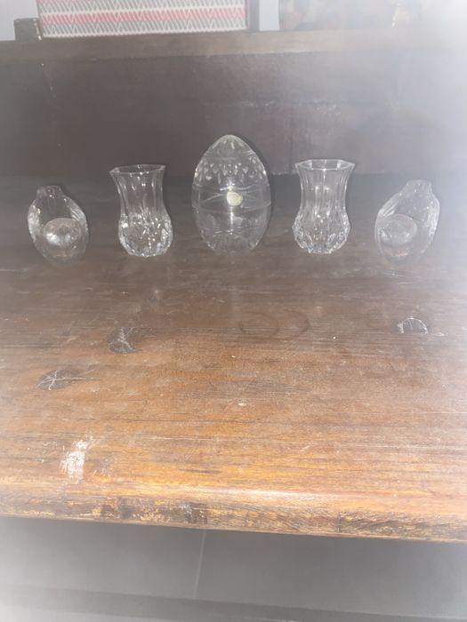 Peças decorativas Cristal - como novos
