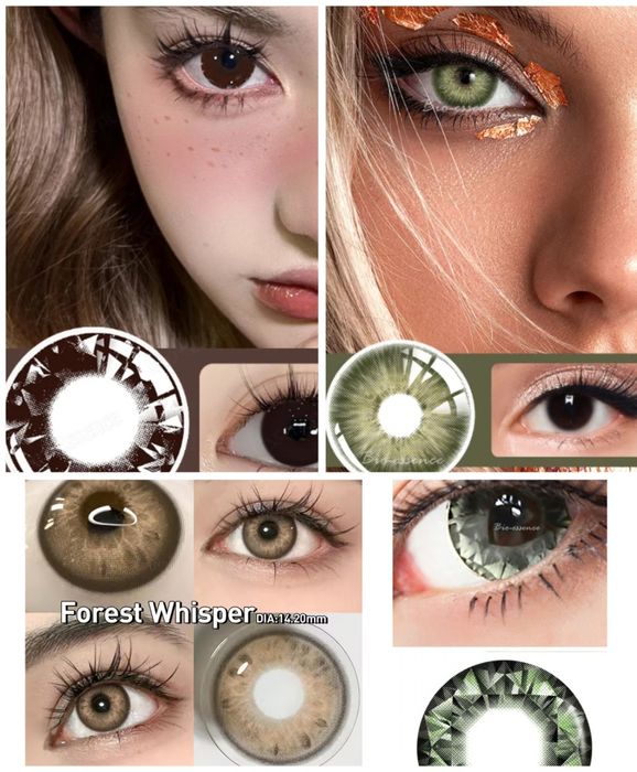 Цветные контактные линзы, кольорові лінзи 350грн за 2шт комплект