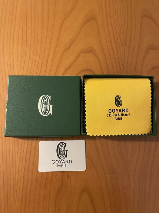 Carteira Goyard Verde com caixa