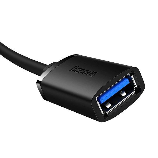 Przedłużacz kabel Usb 3.0/0.5m Baseus AirJoy Series - czarny