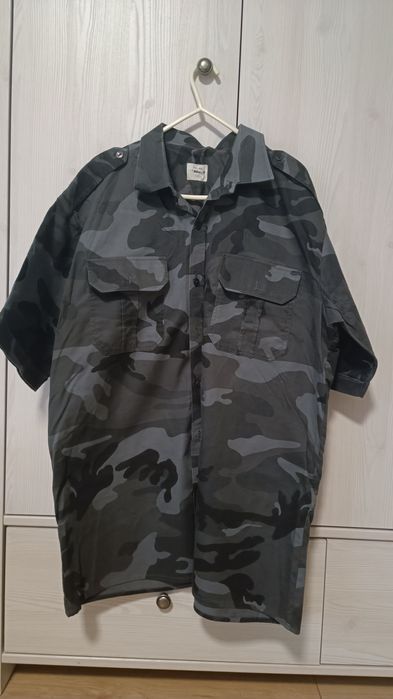 Koszula męsko moro, koszula z krótkim rękawem