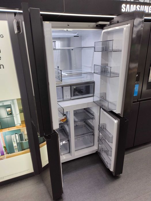 Chłodziarko-zamrażarka Multidoor SAMSUNG RM90F67CECEO Grafitowe szkło Media Markt Olsztyn