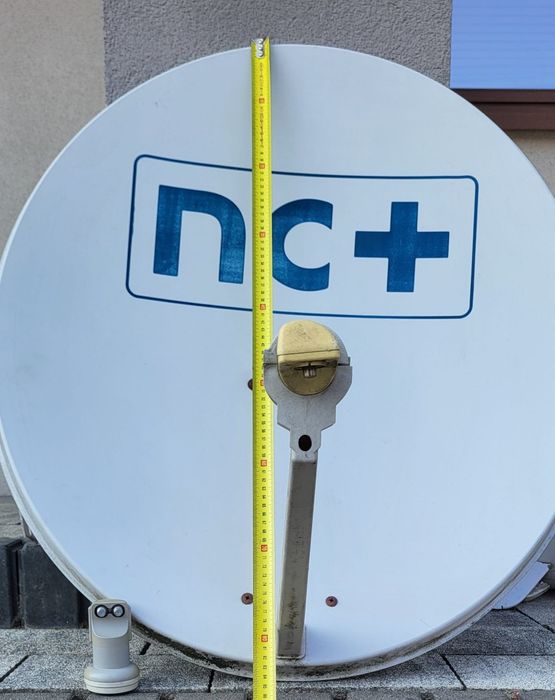 Antena satelitarna 80 cm + konwerter TWIN