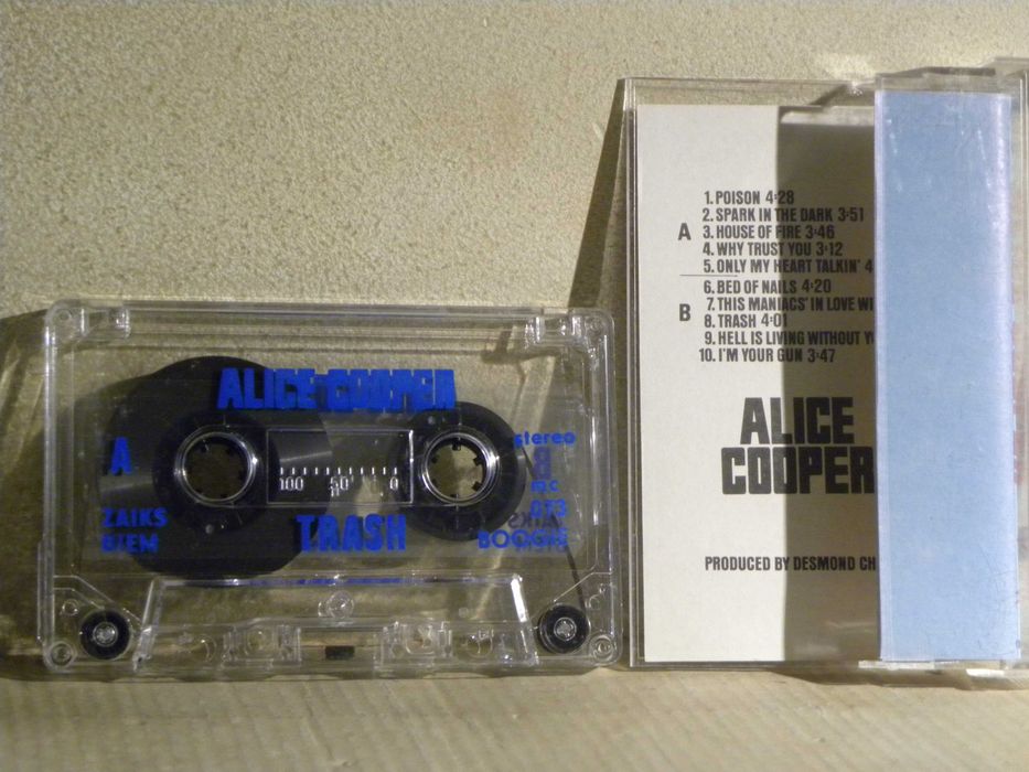 kaseta magnetofonowa Alice Cooper Trash