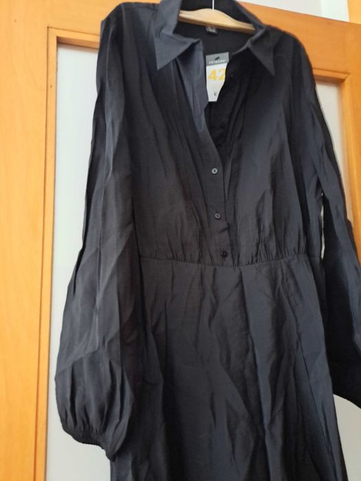 Vestido de cor preta 42 Primark