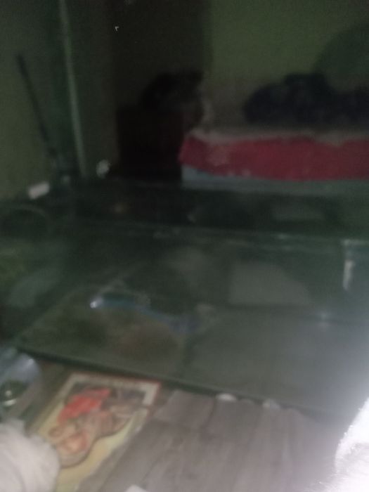 Продам аквариум примерно литров на 100 целый есть крышка с подсветкой