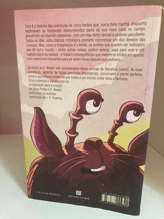 Livro infantil: “Cinco Crianças e um Segredo” E. Nesbit