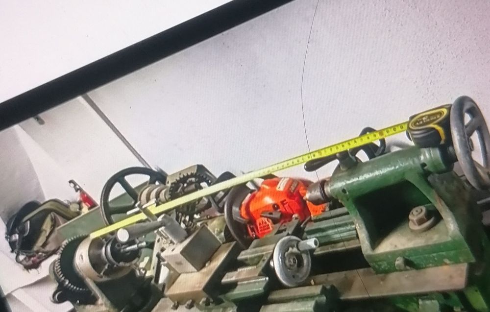 For sale or exchange: nearly 2-meter mechanical lathe; willing to exchange for a small lathe about 1 meter in size