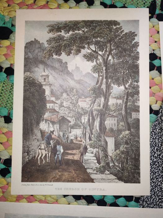 Gravuras antigas de Sintra – conjunto selecionado (vistas clássicas)