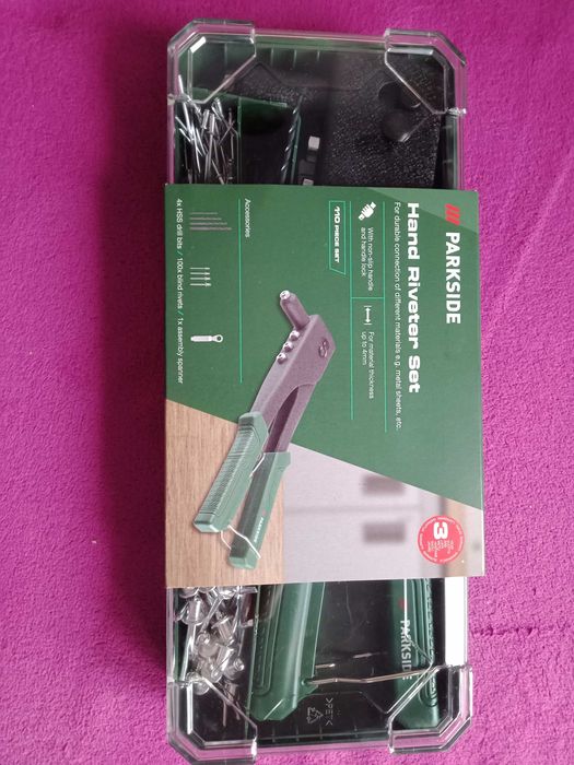 Parkside zestaw szczypce nity zrywalne