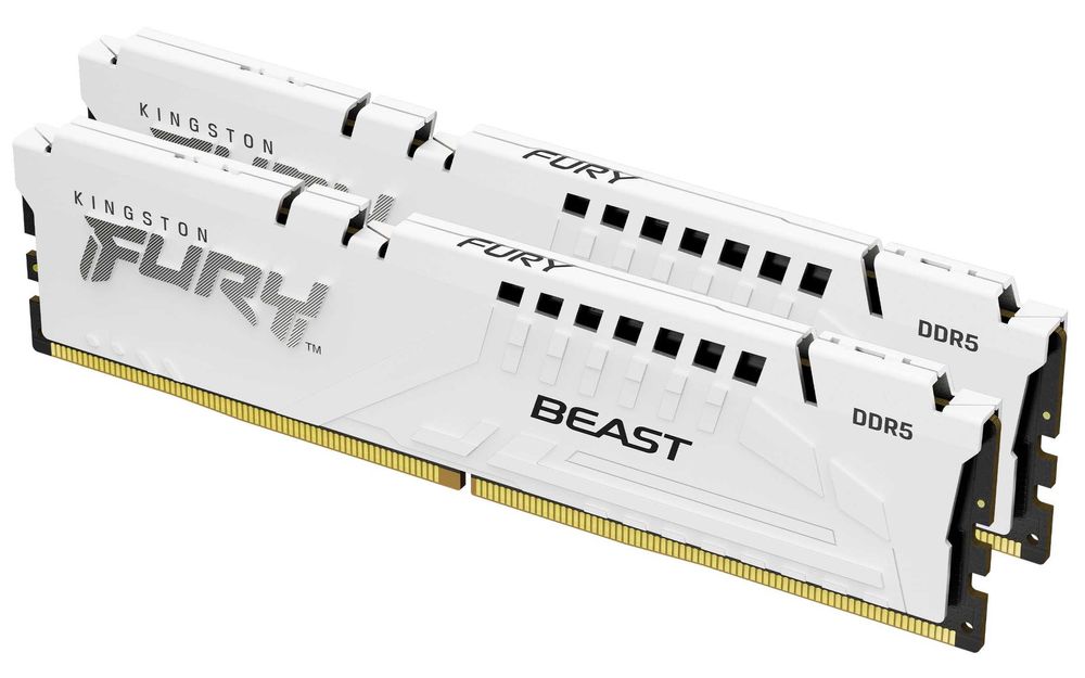 Оперативна пам'ять Kingston FURY 64 GB (2x32GB) 6400 MHz Beast White