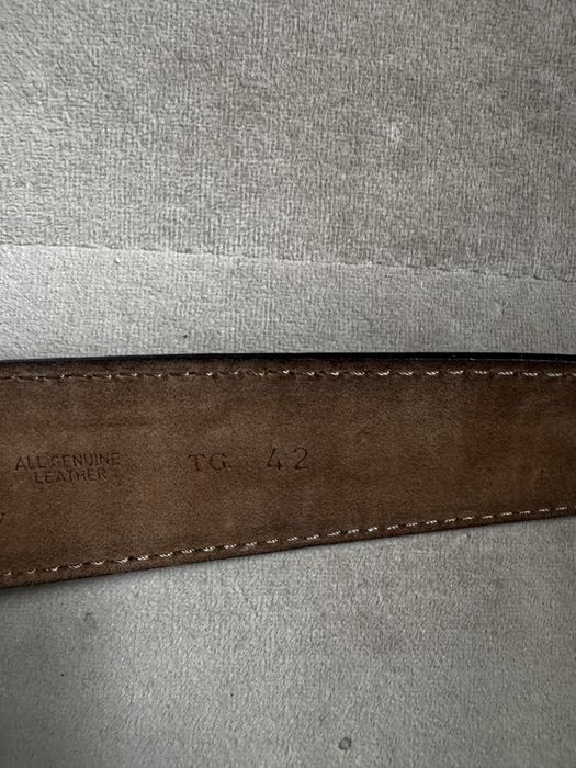 Skorzany pasek moschino 85 cm