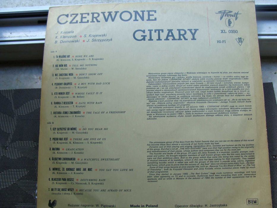 Czerwone Gitary - To właśnie my Winyl (P)