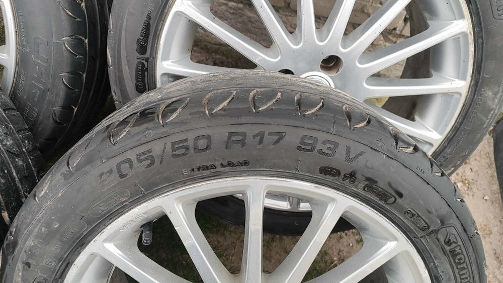 Alufelgi,opony letnie koło 205 50 r 17 ,4x100 do Hondy.