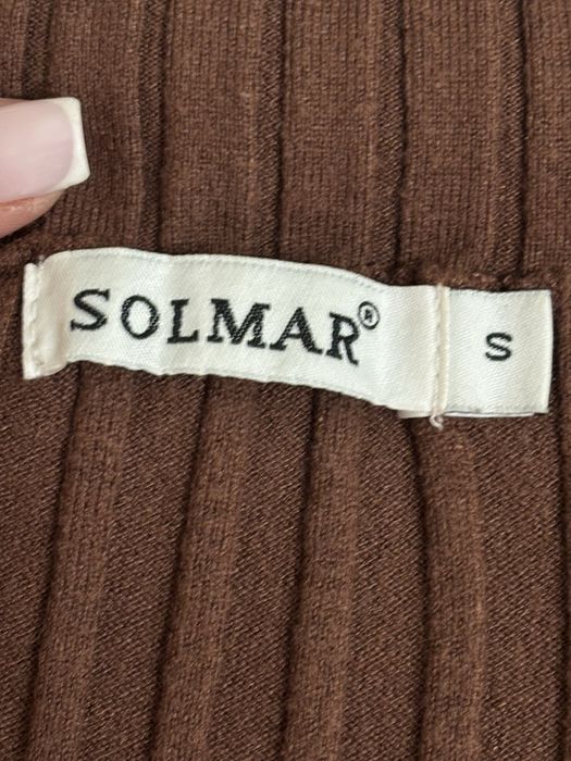 Продам гольф шоколадний solmar в рубчик розмір с