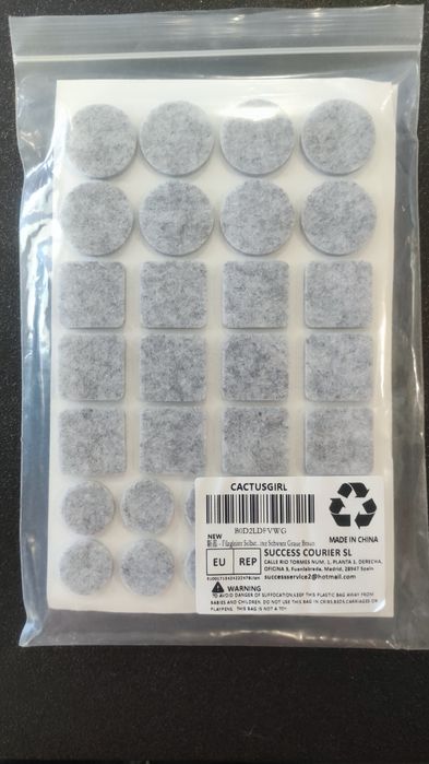 Podkładki filcowe mix 84 szt.