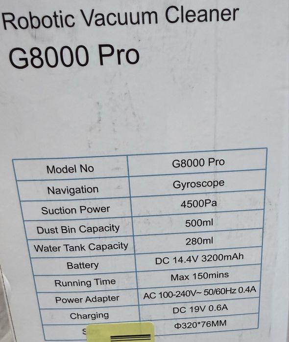 Tikom G8000 Pro robot sprzątający z funkcją mopowania