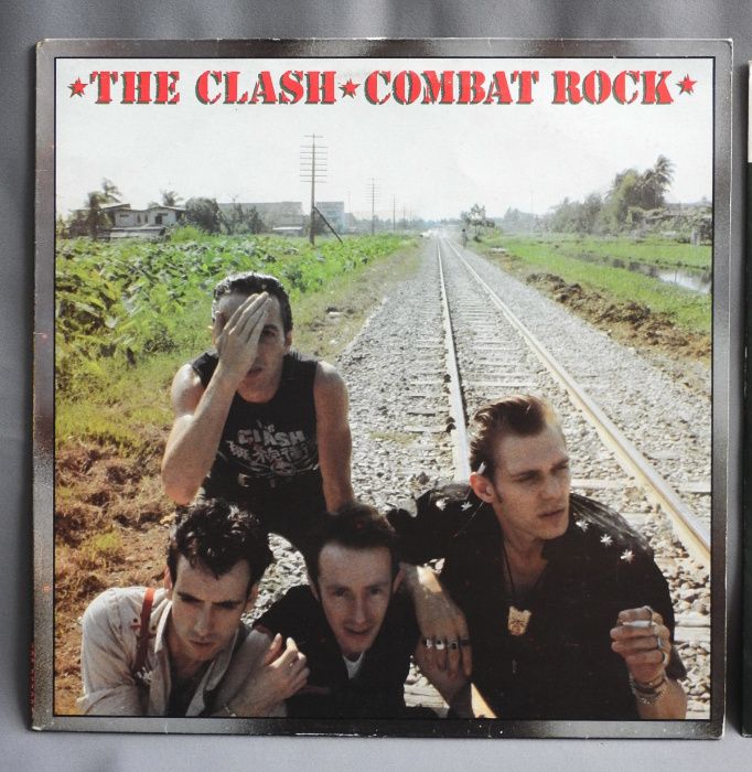THE CLASH Combat Rock LP 1982 UK пластинка EX Британия 1press оригинал