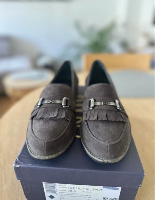 Loafersy zamszowe Ryłko