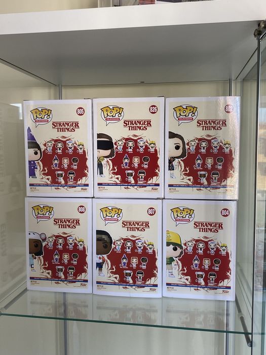 Funko pops stranger things 3° temporada