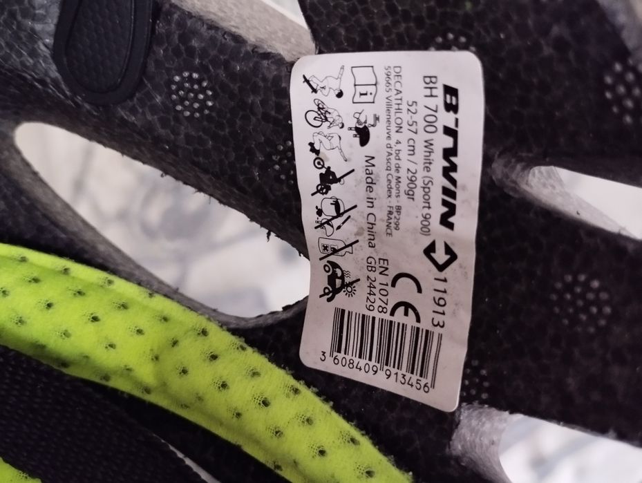 Capacete de bicicleta btwin 700