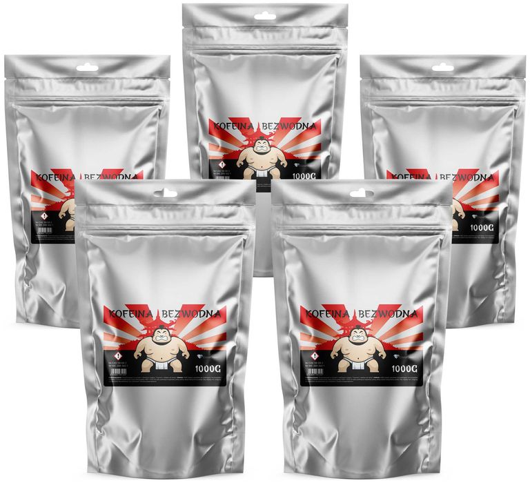 Kofeina bezwodna 10kg * Czysta * Chińska * GUANG * Dostawa *