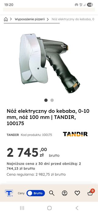 Nóż do keba Tendir