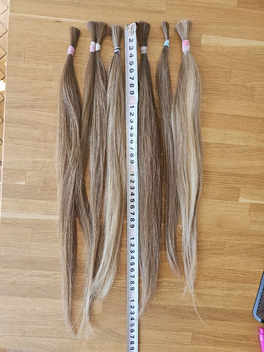 Włosy naturalne dziewicze polskie 35/45cm 77g