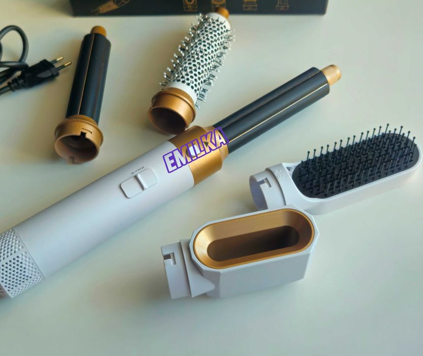 Nowy Stylizator 5w1 jak Dyson Suszarka Lokówka Prostownica Objętość