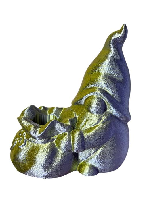 Duża figurka Gnoma z workiem, ozdoba, prezent, druk 3D, dekoracja