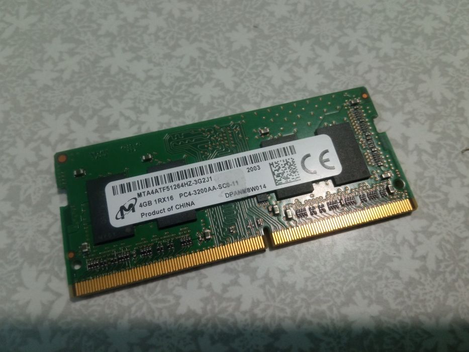 ОЗУ для ноутбука Ddr4 4 gb 3200