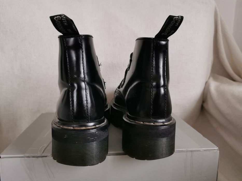 Dr.Martens ×AGYNESS DEYN /UK5/BLK Dr. Martens Aggy Tall Boots US 8, Agyness Deyn x Doc Martens