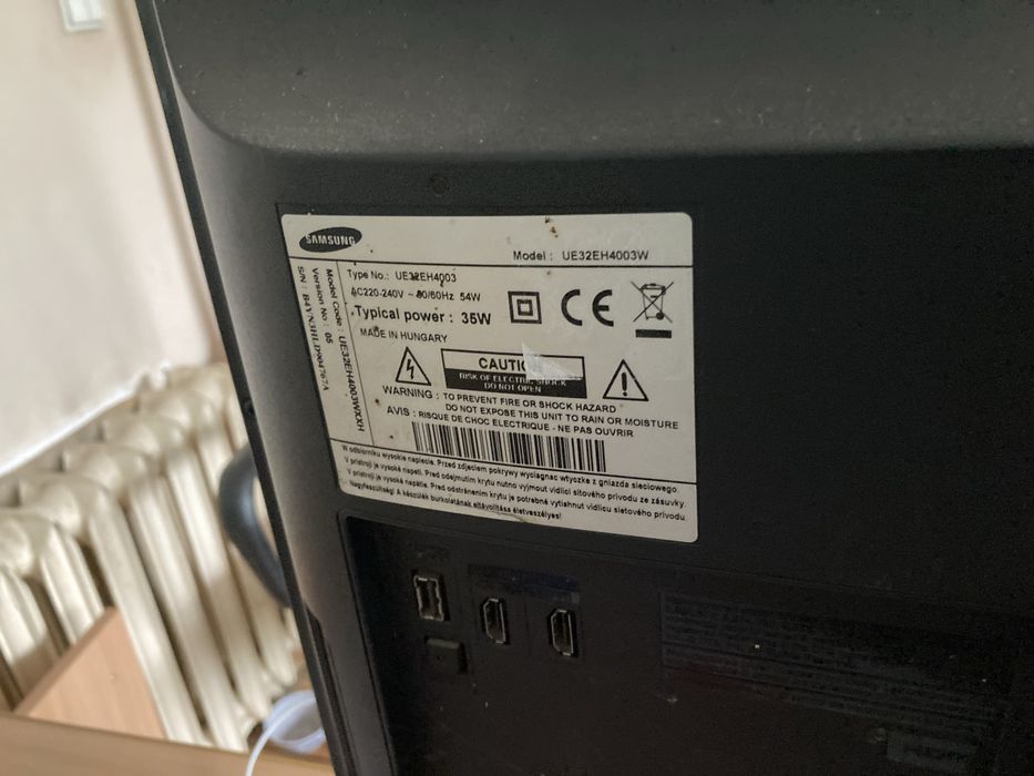 Telewizor samsung 32 cale uszkodzony