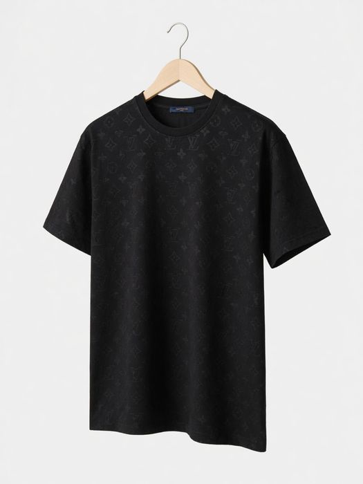 Koszulka Czarna z nadrukiem LV LOUIS VUITTON Rozmiar XL Monogram Męska